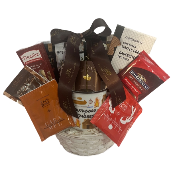 Hot Chocolate & Cookies basket