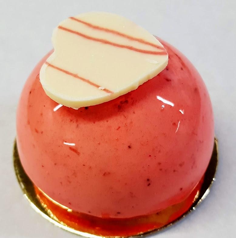 Half Sphere Strawberry Mousse