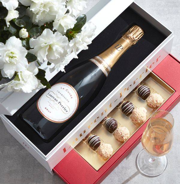 Laurent Perrier Champagne and Montezuma Truffles WAS Â£75 NOW Â£65