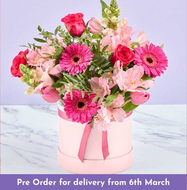 Pretty In Pink Mother's Day Hatbox