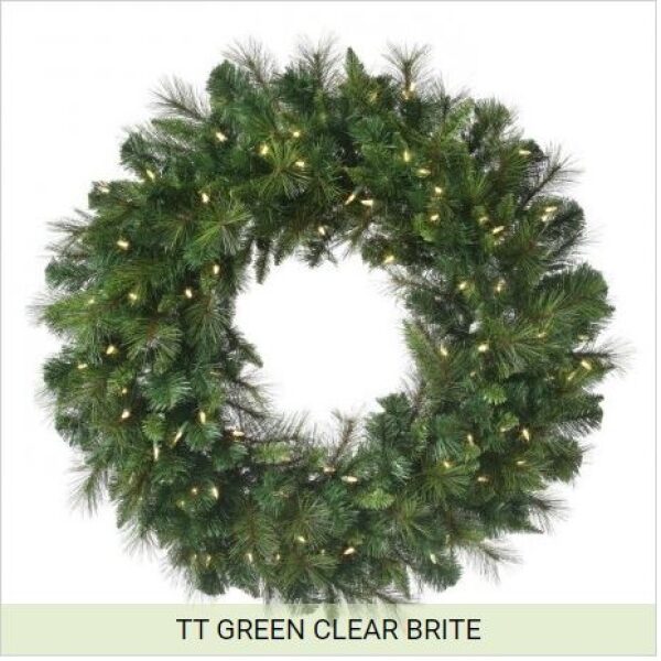 Wreath Belgium Deluxe Lit 48"