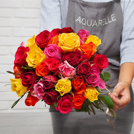 Harlequin (40 roses)