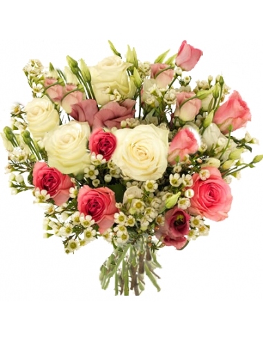 White and pink roses (Small)
