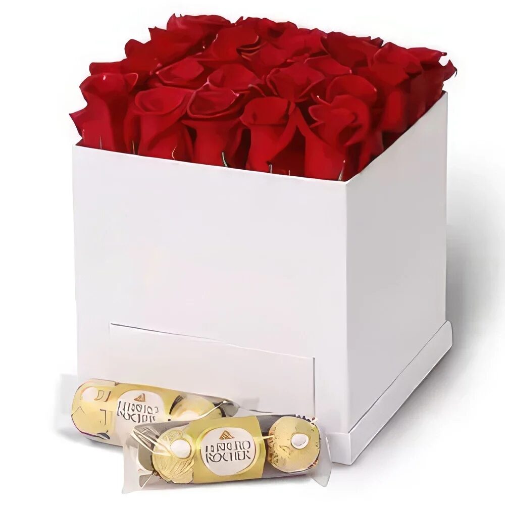 Ferrero Rocher & Red Roses
