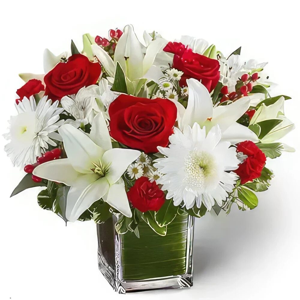 Red and White Bouquet