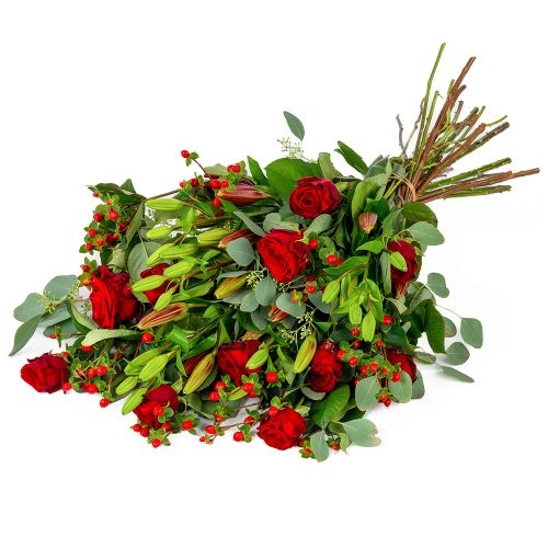Funeral bouquet - Red (Small)