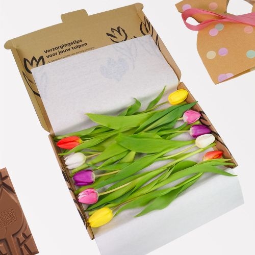 Letterbox Mixed Tulips