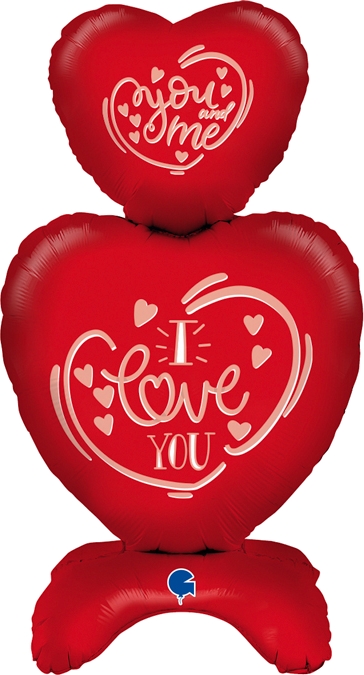 I Love You Floor Standing Balloon