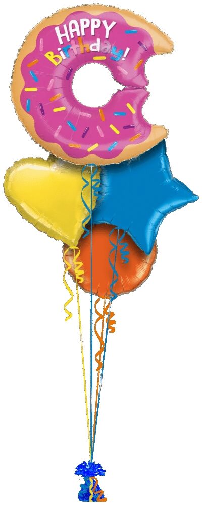Happy Birthday Iced Donut
