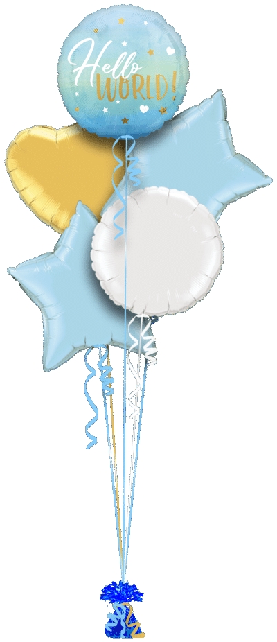 Hello World Blue