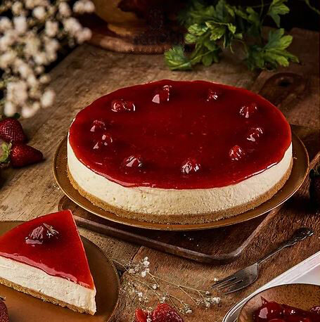 Strawberry Cheesecake Torte