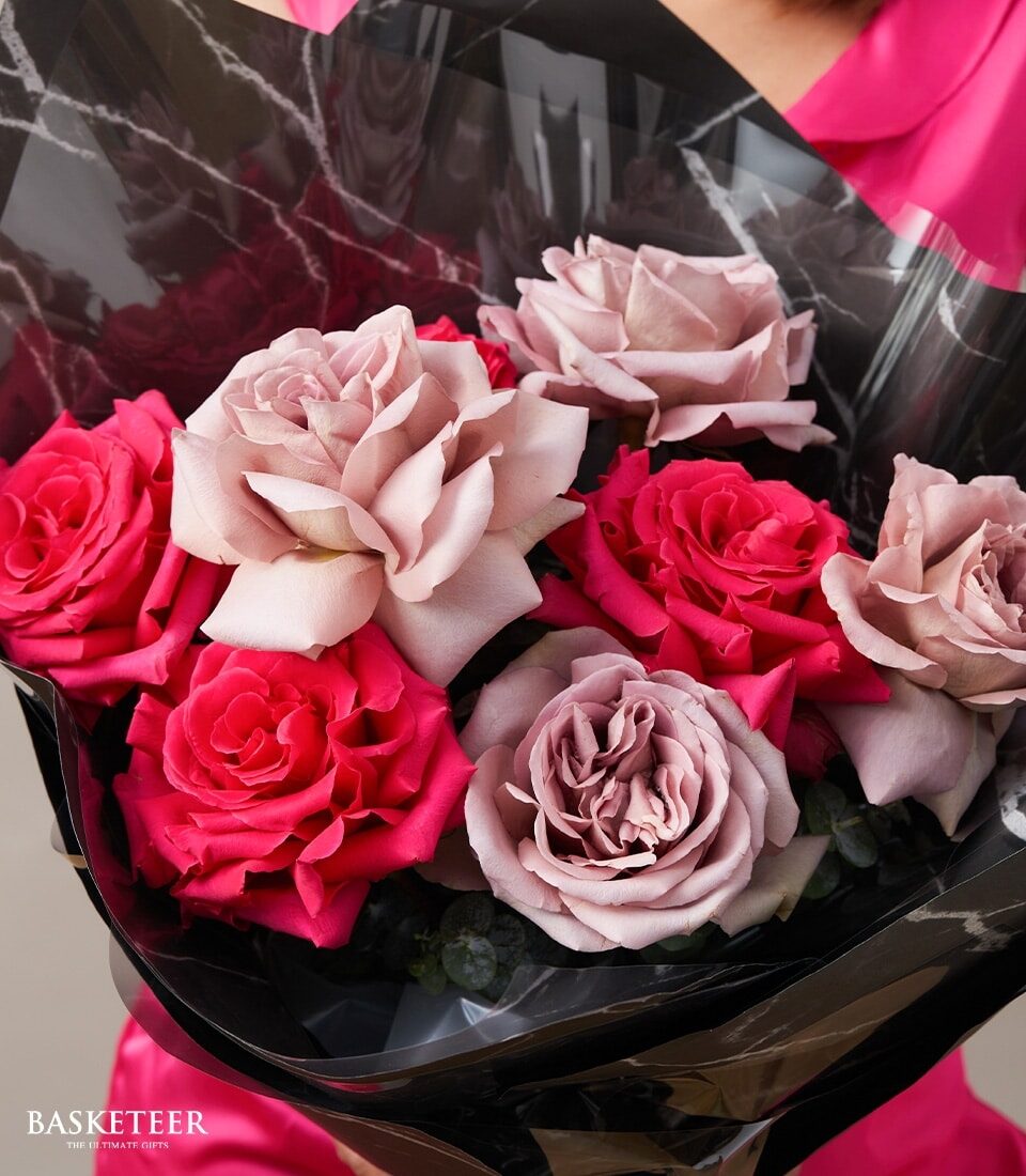 Timeless Elegance Pink Rose Bouquet