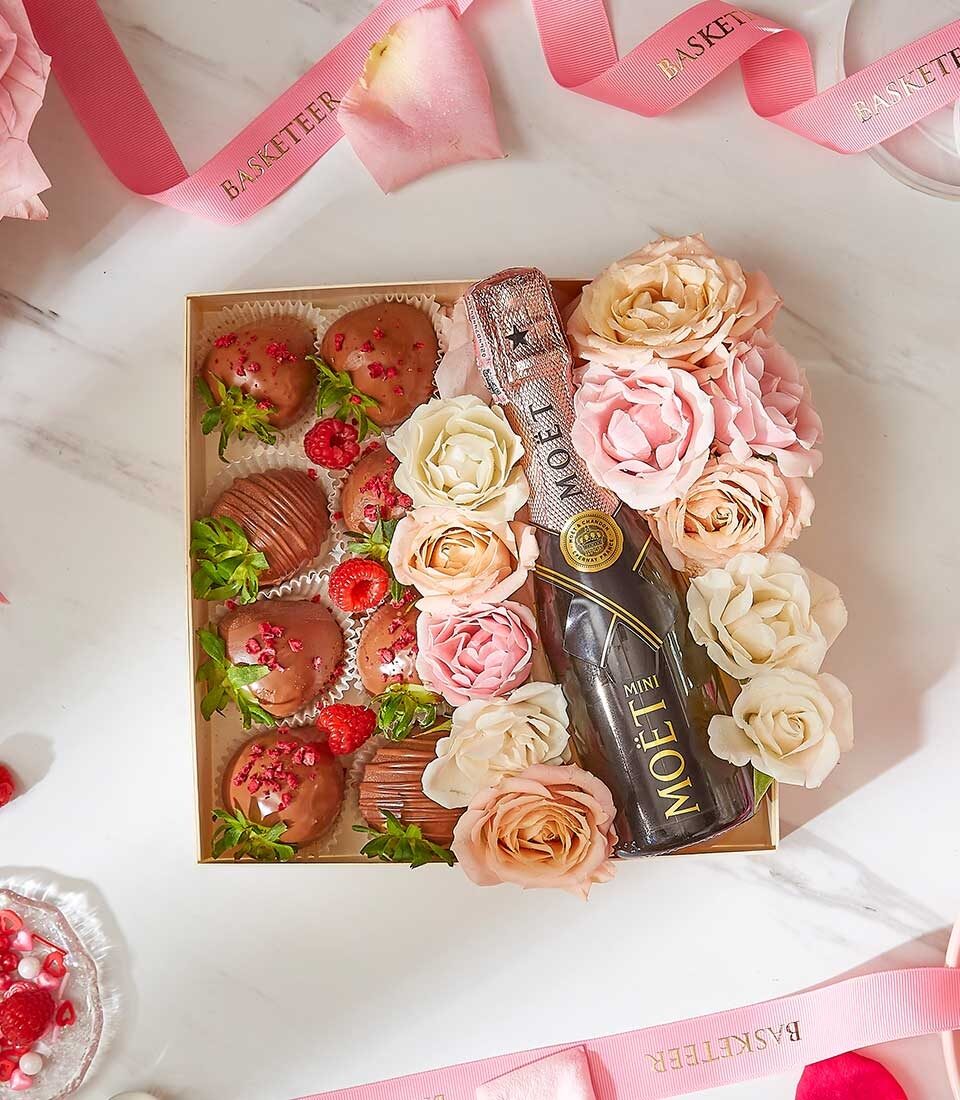 Wine and Floral Chocolate Indulgence