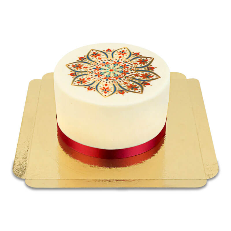 Deluxe Mandala Cake (Small (18 cm (12 servings)))