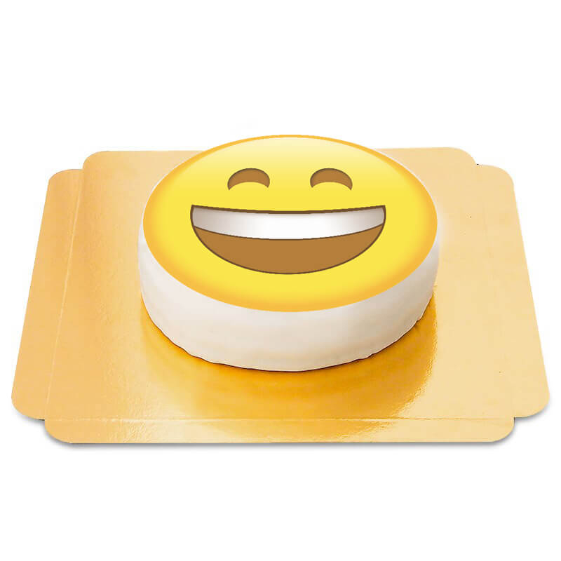 Laughing Emoji Cake (Small (18 cm(6 servings)))