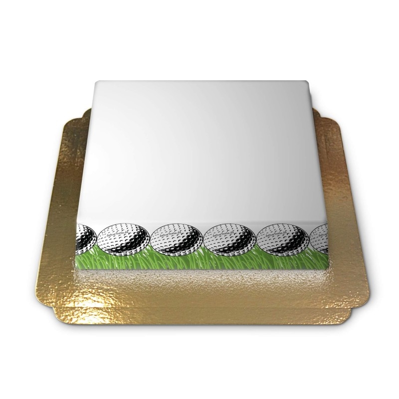 Golf themed photo cake (Small ((20×14 cm)6 servings))