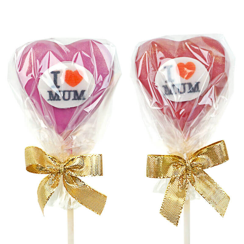 "I Love Mum" cake pops (12 pieces)