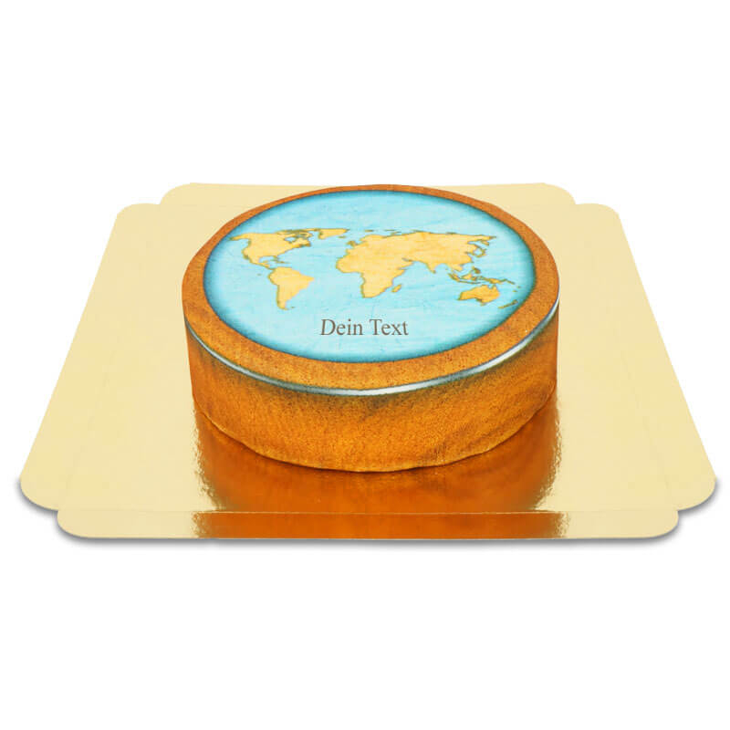 World map cake (Small (18cm (6 Servings)))