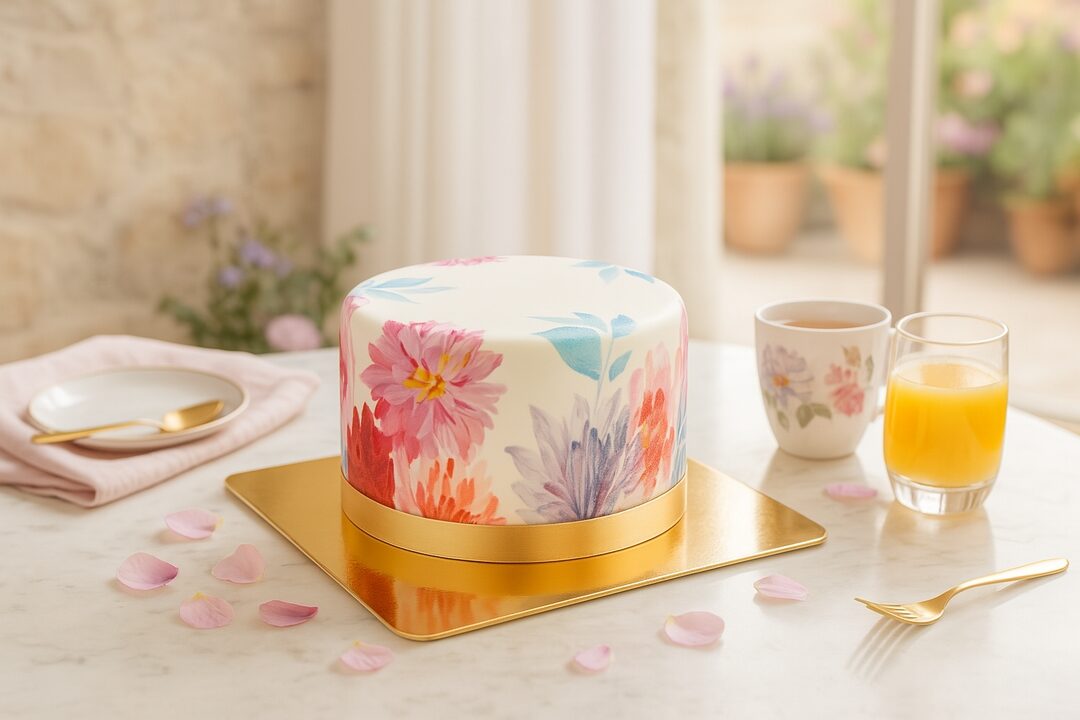 Deluxe Flower Cake (Small (18 cm (12 servings)))