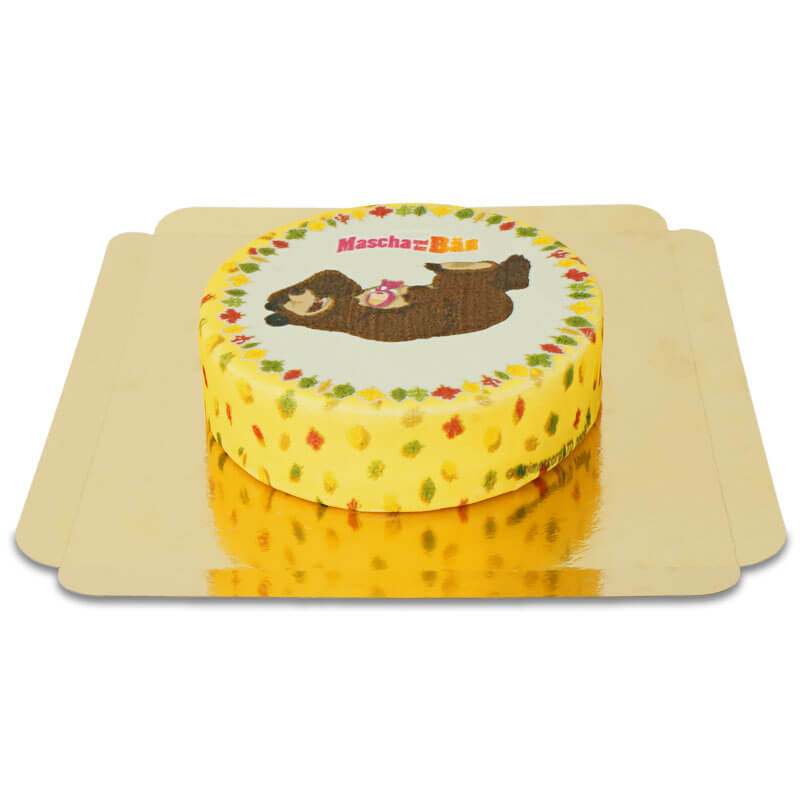 Masha and the Bear Autumn Fun Cake (Small (6 Servings))