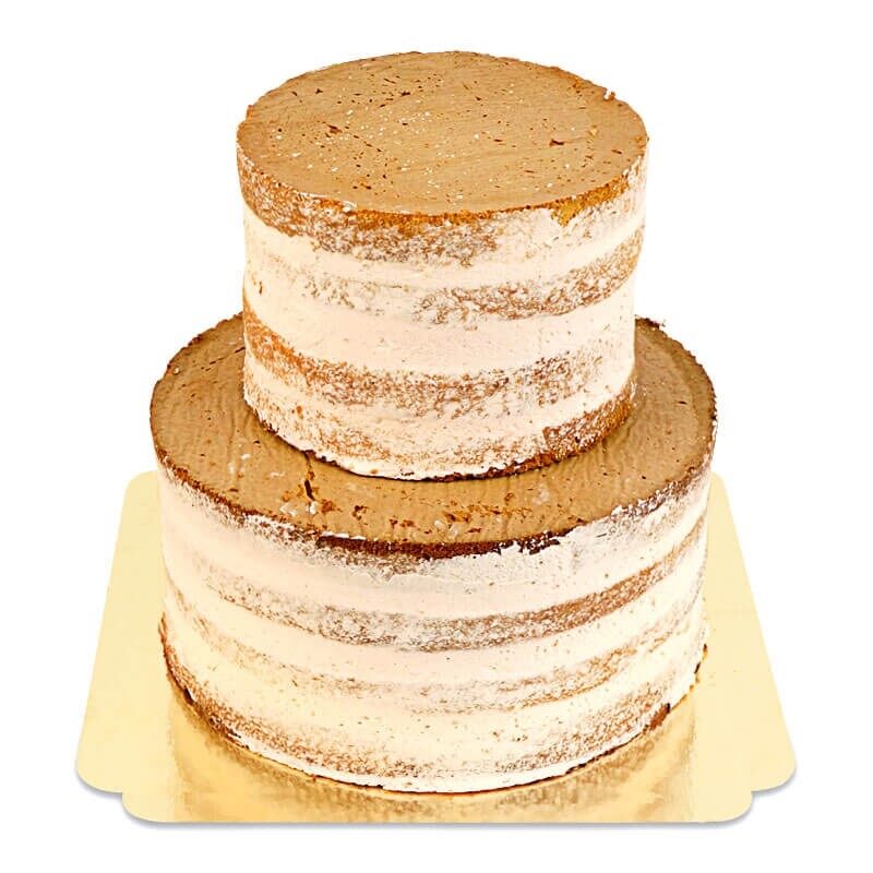 Naked Cake Peach-Passion Fruit 2-Tier