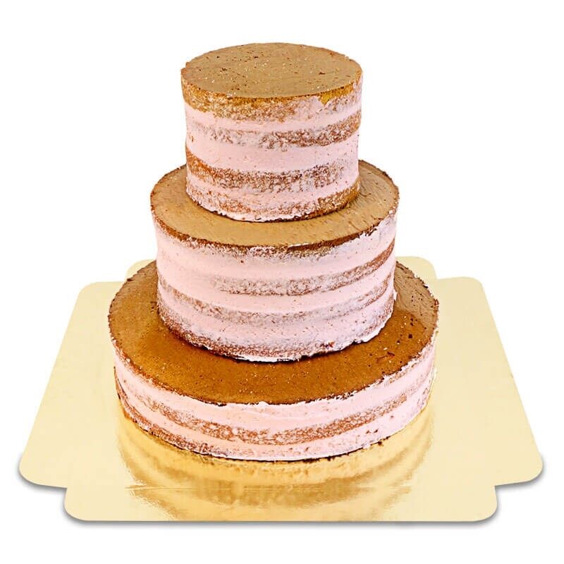 Naked Cake Strawberry 3-tier