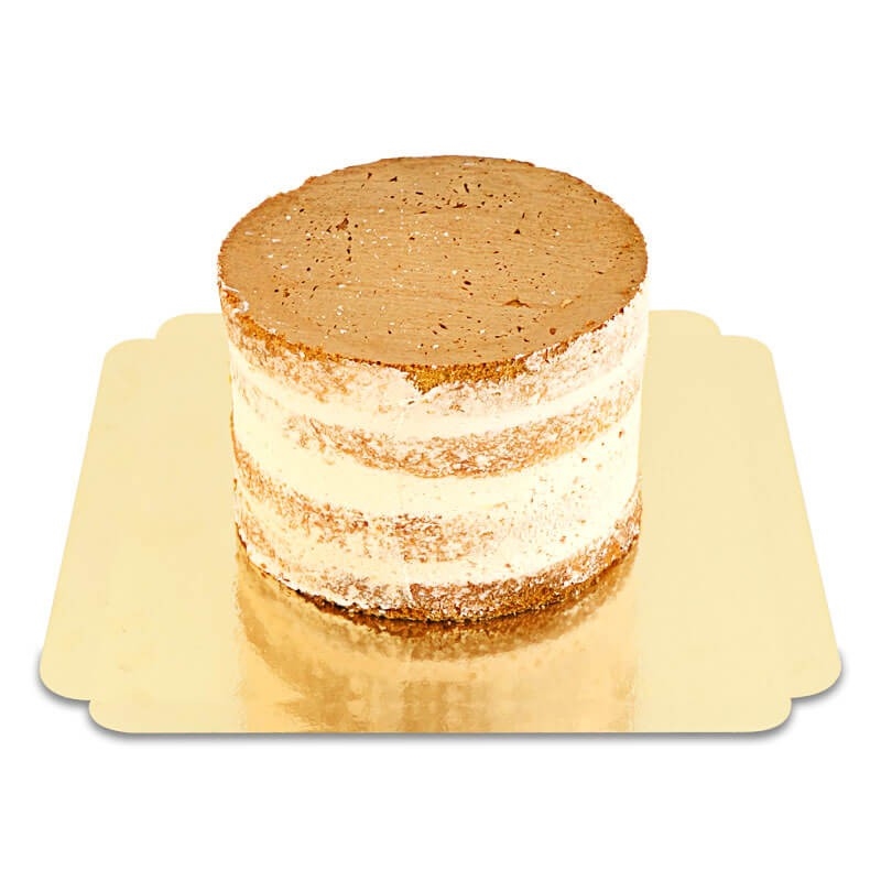 Naked Cake Peach-Passion Fruit - various sizes (Small (18 cm (12 servings)))