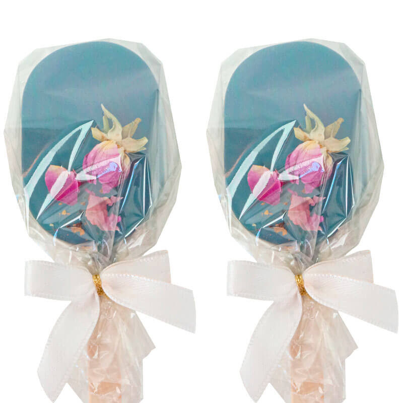 Blue Rose Petals Cake Popsicles (10 pieces)
