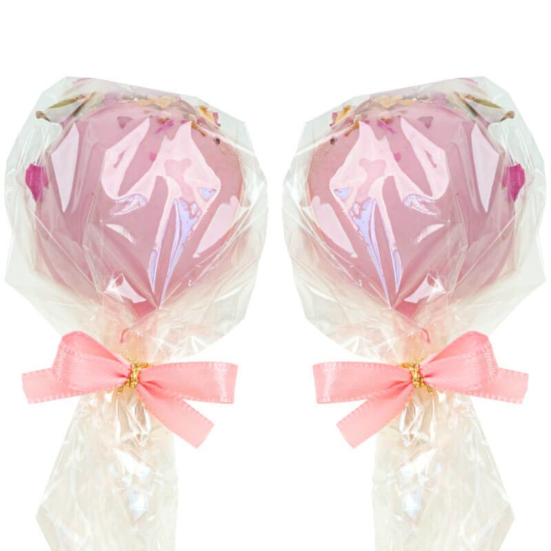 Pink Rose Petal Cake Pops (12 pieces)