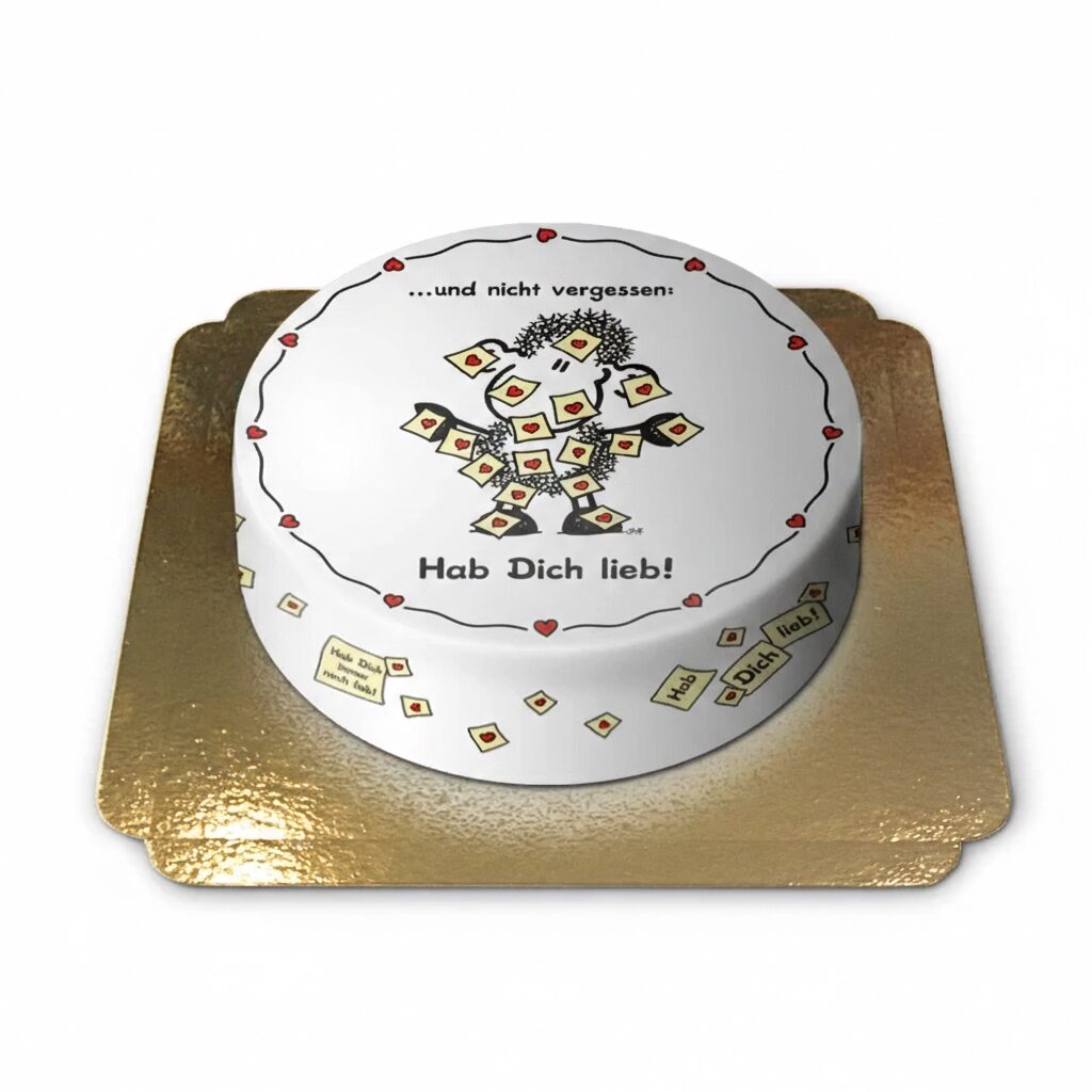 Sheepworld - Love You Cake (Small (18 cm (6 servings)))