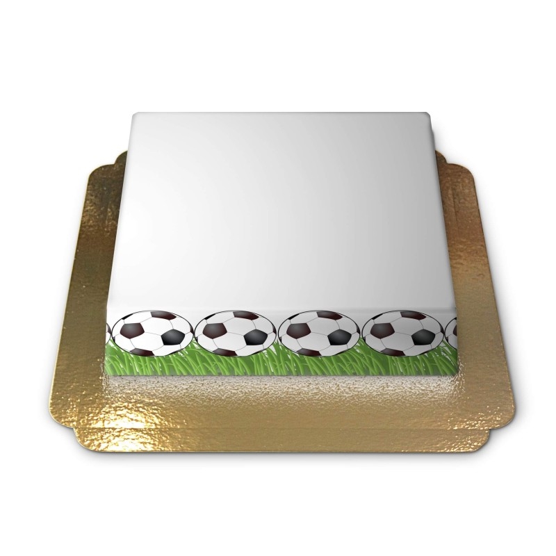 Soccer themed photo cake (Small ((20×14 cm)6 servings))