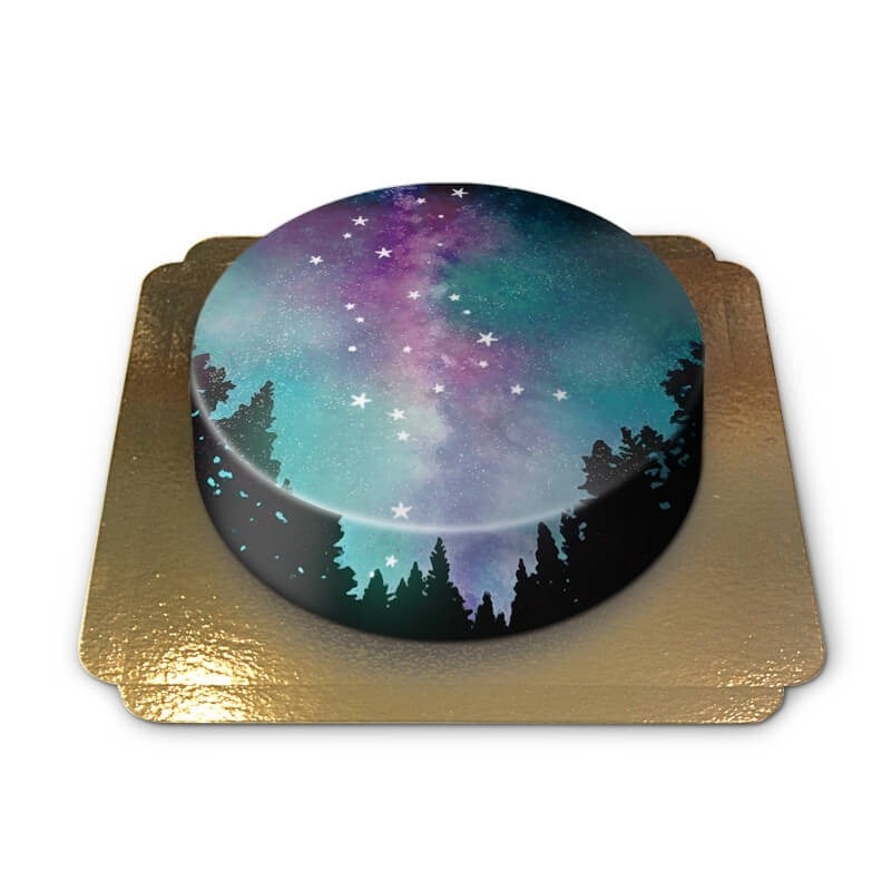 Night Sky Cake (Small ((18 cm) 6 servings))
