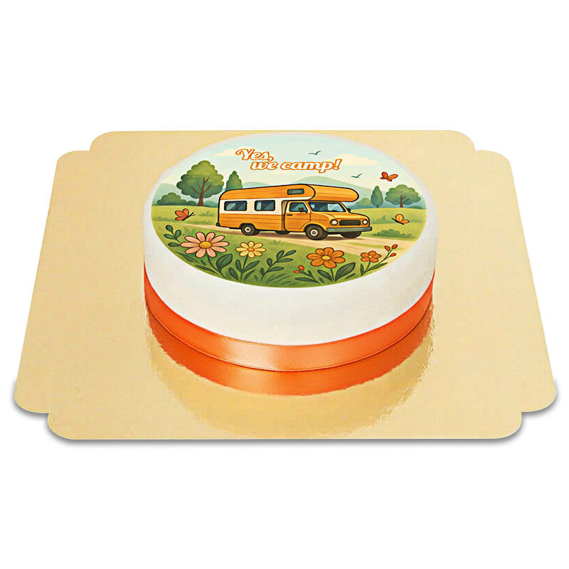 Retro camper van cake (Small (18cm (6 Servings)))