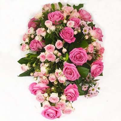 Funeral Flowers - Pink (Small)