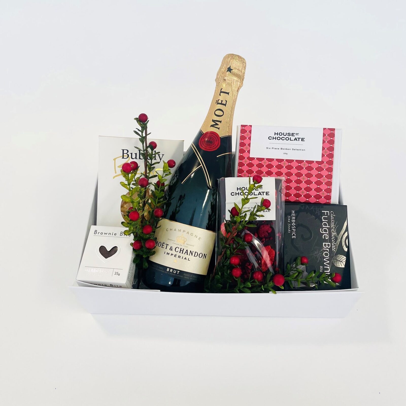 LUXURY MOET & CHANDON CHAMPAGNE GIFT BOX