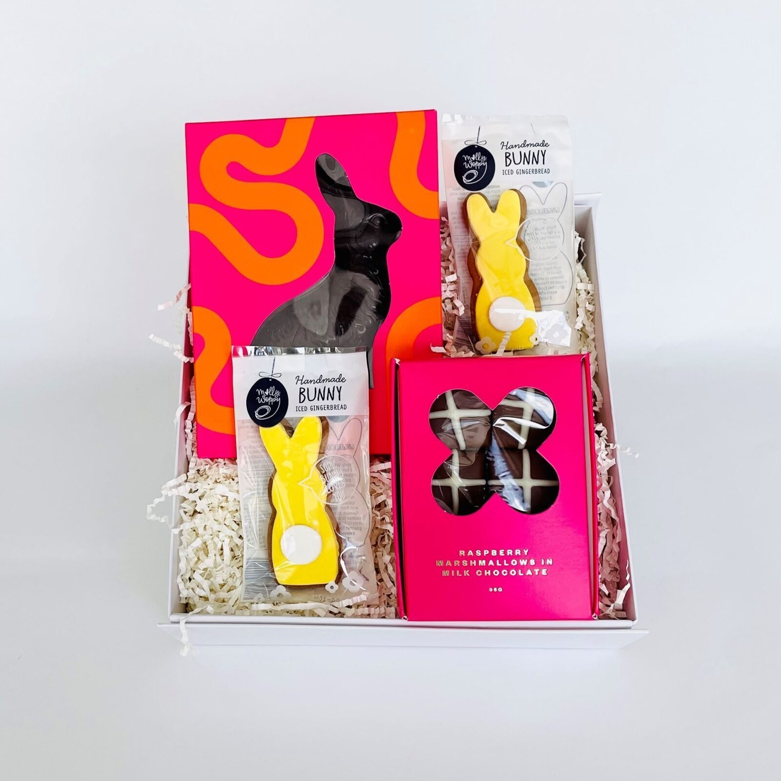 Chocolate Bunny & Raspberry Marshmallow Gift Box