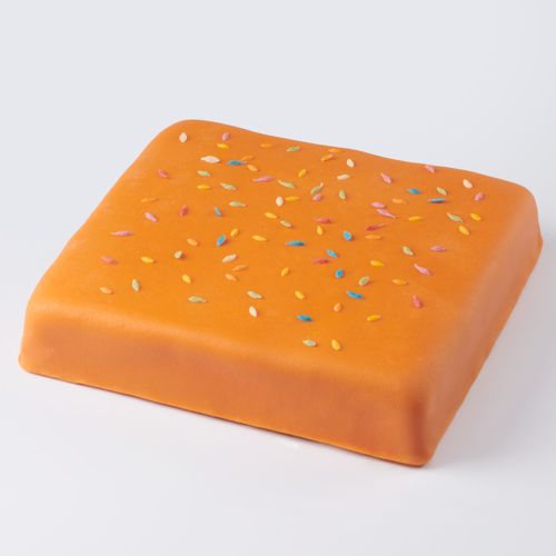 Festive marzipan cake orange (8 people)