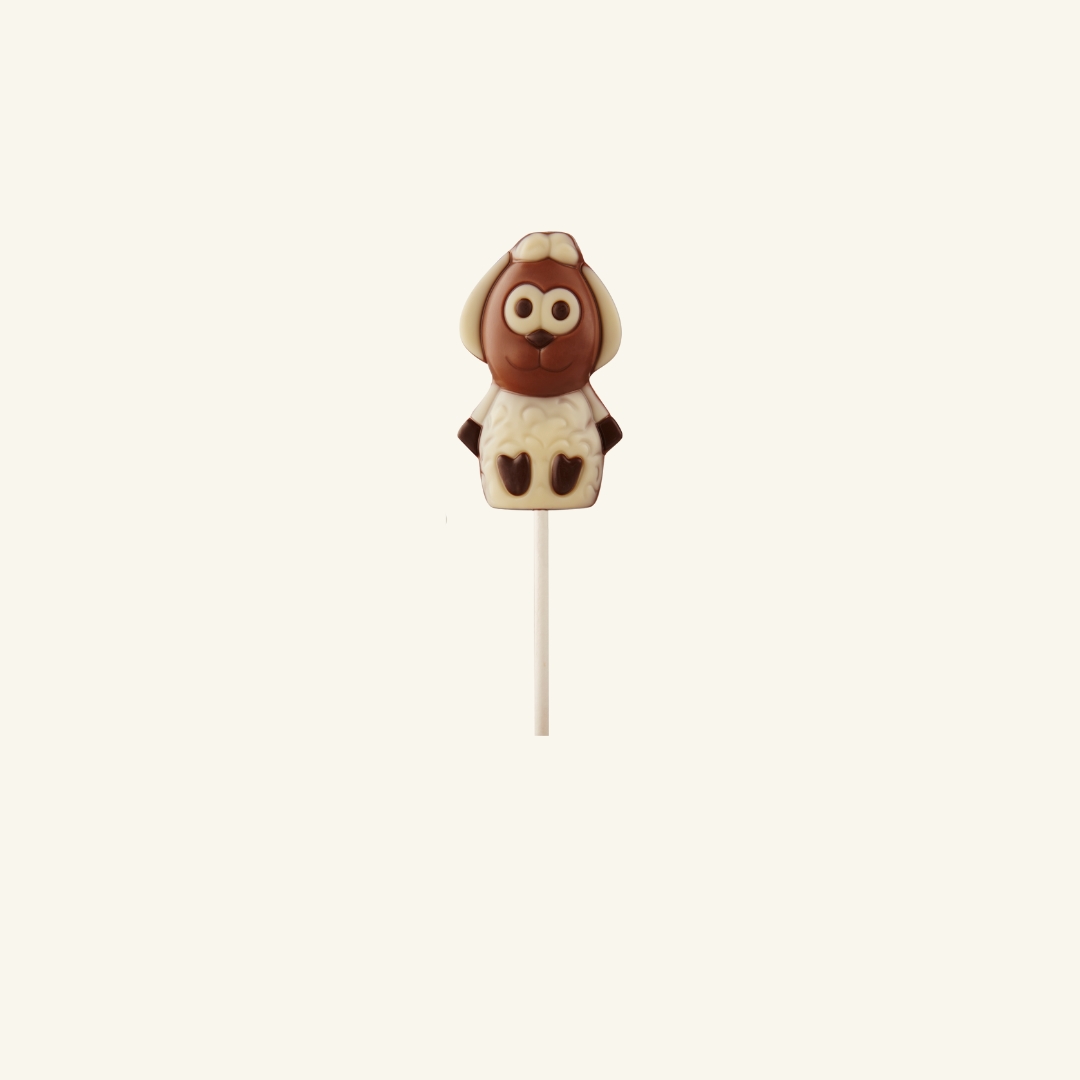 Chocolate lollipop sheep - 25g - 5 pcs