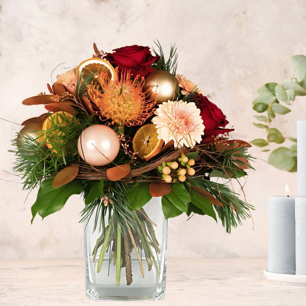 Christmas bouquet "Christmas gift" (Small)