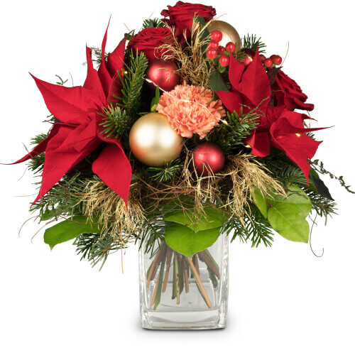 Christmas bouquet "Glowing Christmas" (Small)
