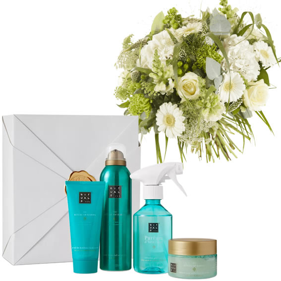 Bouquet shining white (Medium)