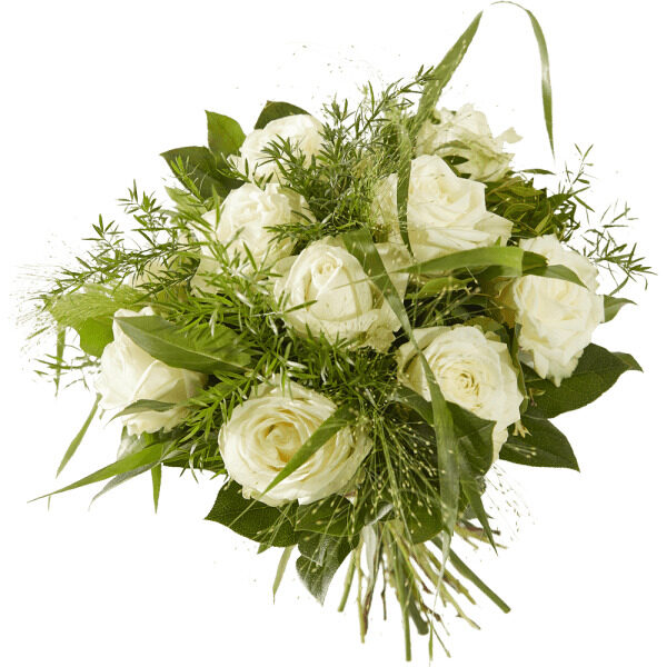 Bouquet lovely White roses