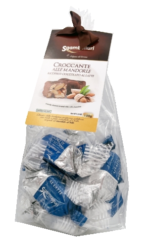 Almond Brittles with milk chocolate, Sgambelluri