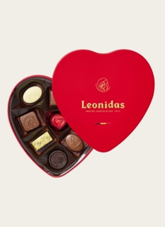 Leonidas Chocolate Bonbons Heart Box 9 pieces