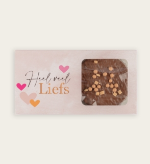 Lots of Love Stroopwafels Milk Sea Salt Fudge 4 pieces