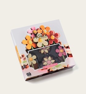 Gift box with Flowers Chocolate