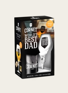 Cornet Oaked Best Dad Beer Box 75cl Includes Beer Glass