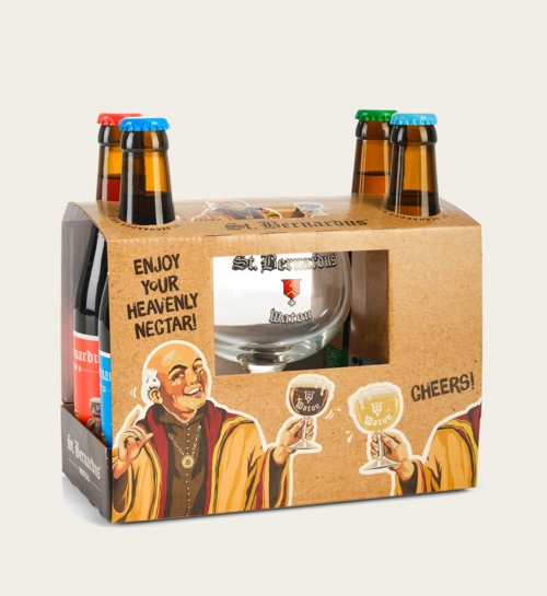St. Bernardus with glass gift package
