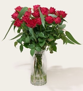 Bouquet of Flowers 20 Red Roses Luxury