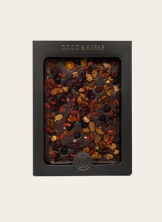 Coco & Sebas Pure Chocolate Tablet with Nuts and Berry Mix